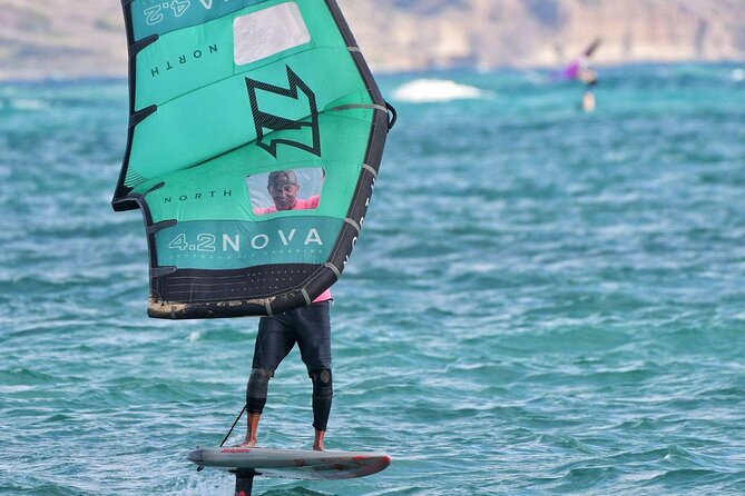 #1 eFoil 1.25 hr or 2 hr wing foil or windsurf or kayak lesson - What $450 Per Person Buys You