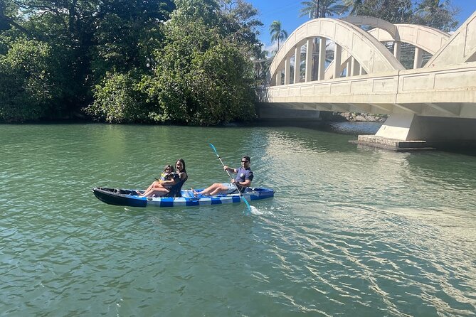 2 hour tandem kayak rental at our private launch area in Hale'iwa - Paddling the Anahulu River
