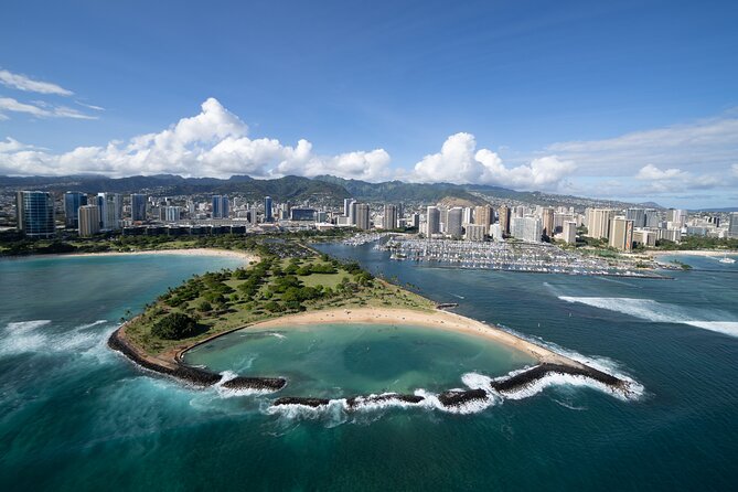 60 Minutes SHARED Helicopter Tour in Honolulu - Laie, Turtle Bay, and the North Shore