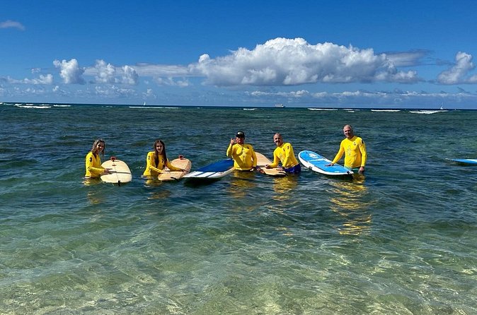 60 to 90 minutes Open Book Surfing Lesson with Certified Guide - Meeting at Pau Hana Sailing