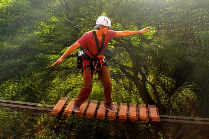Adventure Course Extreme Including Climbing Wall & Rappel - The climbing wall adds a different test