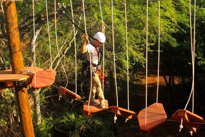 Adventure Course Extreme Including Climbing Wall & Rappel - The 50-foot freefall finale
