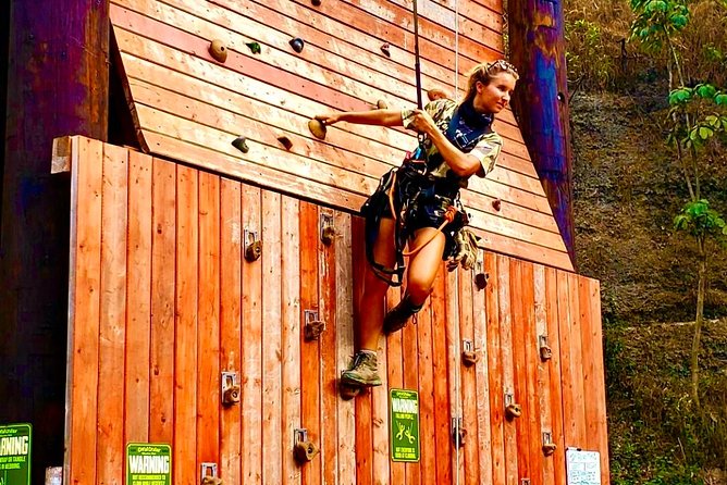 Adventure Course Extreme Including Climbing Wall & Rappel - Morning or afternoon: choosing your slot