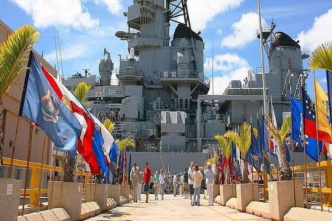 Battleships of WWII at Pearl Harbor from Waikiki - Crossing to the USS Arizona Memorial