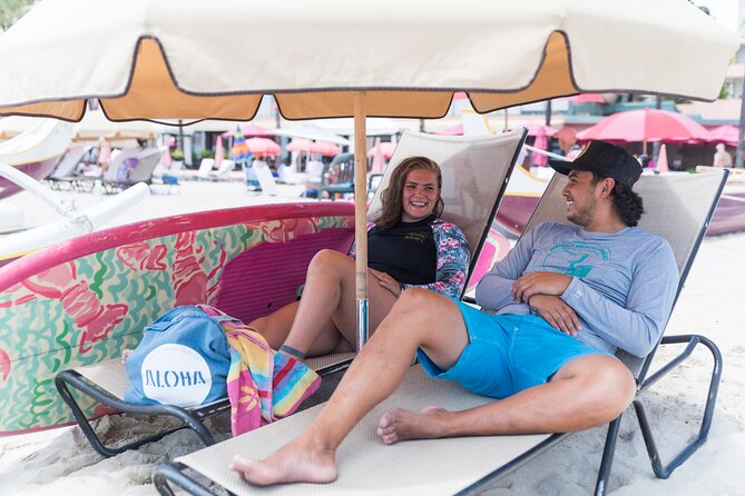 Beach Umbrella and Chair Set Rental - What the rental does not provide