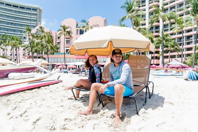 Beach Umbrella and Chair Set Rental - Why the Royal Hawaiian location matters