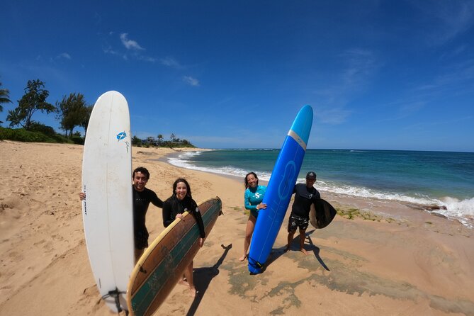 Beginner Surf Lesson in North Shore, Oahu - The North Shore setting and possible turtle sightings