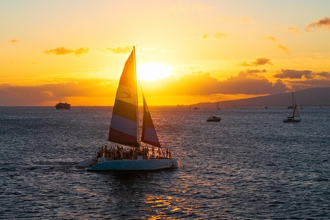 Board from Waikiki Beach for a scenic Sunset Sail on the Hāwea - What the Crew Adds to the Evening