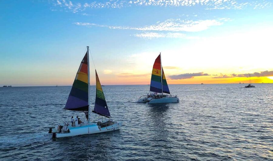 Board from Waikiki Beach: Scenic Sunset Sail on the Hāwea - What the 1.5-hour Waikiki sail is really like