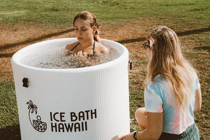 Breathwork and Ice Bath by the Ocean - Facing the ice bath for up to three minutes