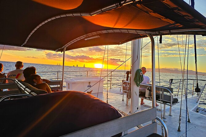 BYOB Waikiki Sunset Swim and Diamond Head Sailing - Sunset, fireworks, and chances for wildlife
