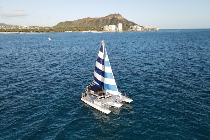 BYOB Waikiki Sunset Swim and Diamond Head Sailing - A refreshing swim in clear Hawaiian water