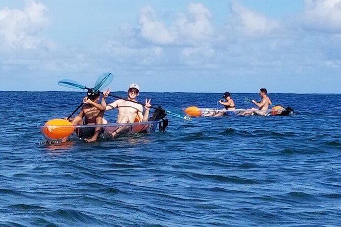 Clear Bottom Kayak - Guaranteed to see Turtles! - What happens when the water turns rough