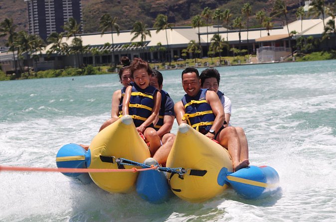 Combo Banana Boat Ride and Bumper Tube Ride in Hawaii - What $99 means in practical terms