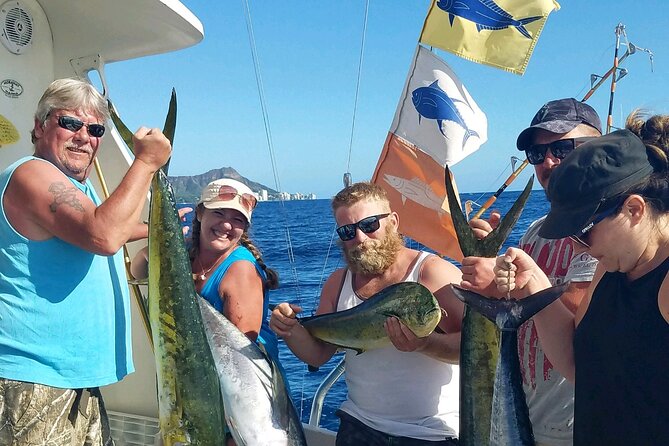Deep Sea Shared Fishing Charter in Honolulu - Leaving Kewalo Basin before the Waikiki crowds