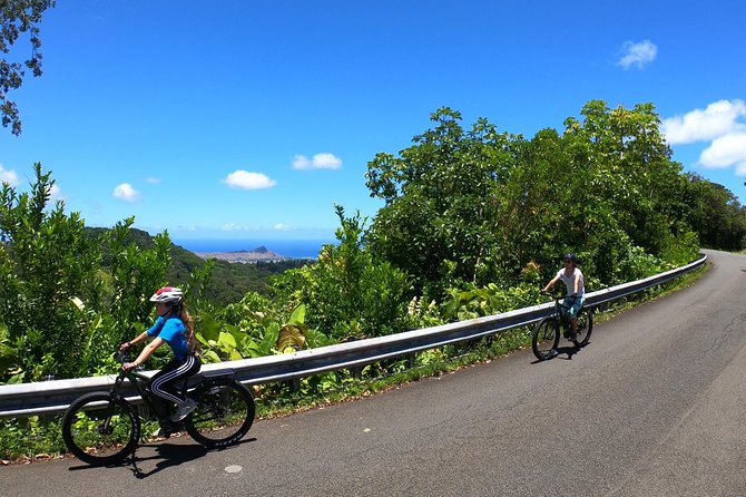 eBike Tour Honolulu Rainforest - Leaving Honolulu for the Tantalus rainforest