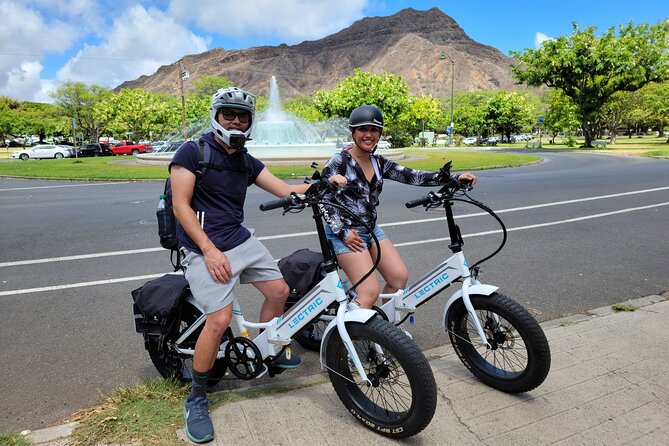 Electric Bike Ride & Diamond Head Hike Tour - A possible shaved-ice finish