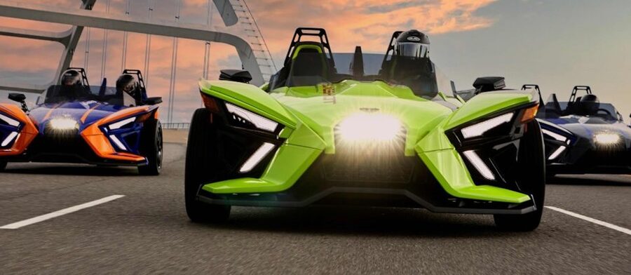 Explore Oahu in a Polaris Slingshot - Setting your route with the included navigation