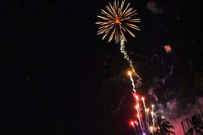 Fireworks Waikiki Gondola Cruise -lots of fun- - The Waikiki canal and changing harbor route