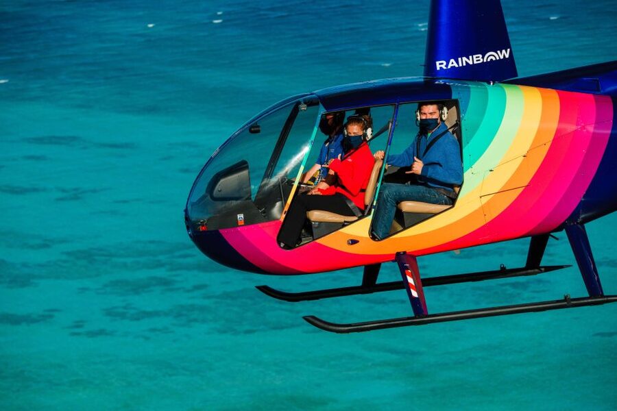 From Honolulu: Oahu 60min Helicopter Tour with Doors Off/On - Taking off from Honolulu International Airport