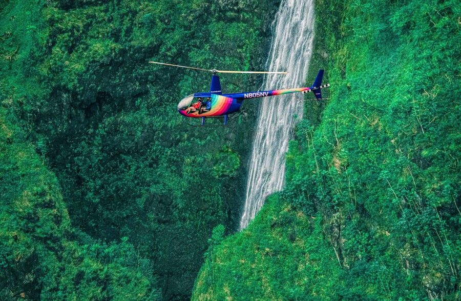 From Honolulu: Oahu 60min Helicopter Tour with Doors Off/On - Kaʻaʻawa Valley and Sacred Falls