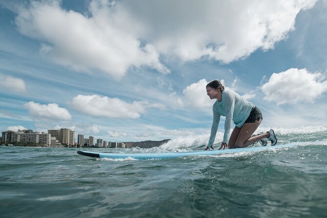 Group Surf Lesson in Honolulu - A private first lesson at Waikiki Beach