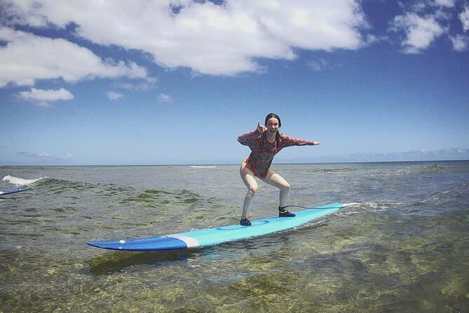 Group Surf Lessons for beginners on the North Shore of Oahu - Meeting at Kahalewai Place in Haleiwa