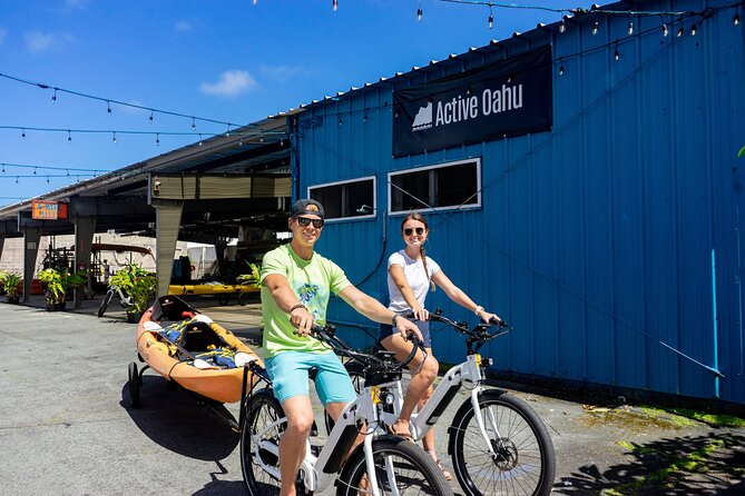 Guided E-Bike and Kayak Tour to Mokulua Islands in Kailua, Oahu - Starting at Hamakua Drive