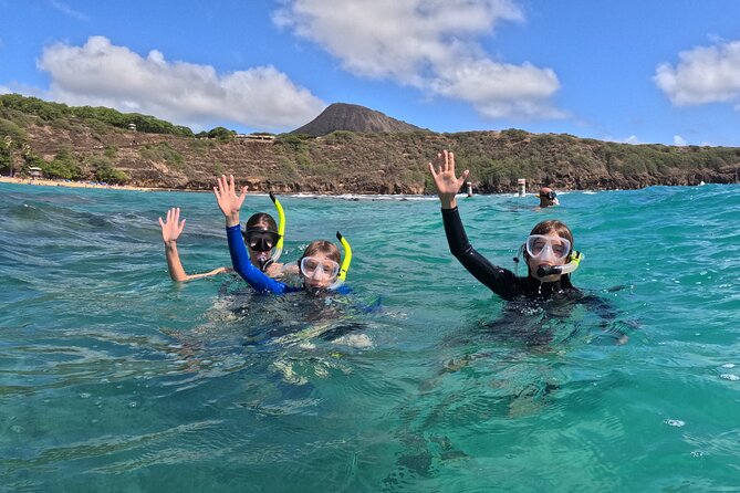 Hanauma Bay Guided Snorkel Tour (with guaranteed entrance time) - One hour among reef fish and sea turtles