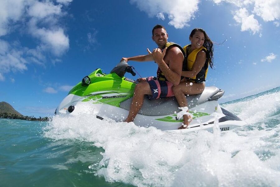 Hawaii Kai: Maunalua Bay Jet Ski Ride - Check-in, shuttle, and safety preparation