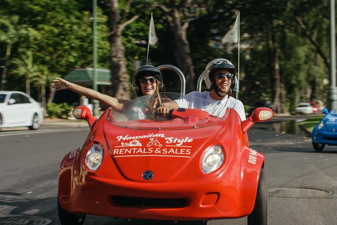 Hawaiian Style Scoot Coupe Rental for the Day - What is included, and what still costs extra
