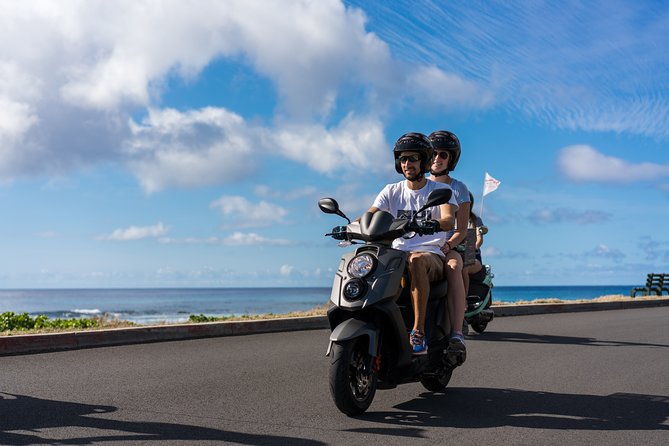 Hawaiian Style Scooter Ride around O'ahu for the Day - Pickup on Lemon Road in Waikiki