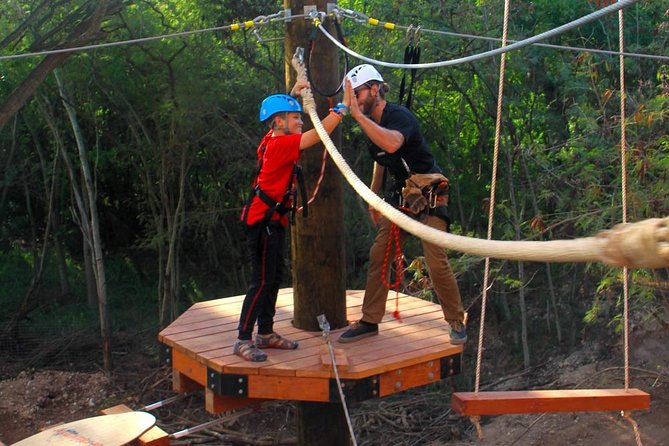 High Ropes Adventure Course at Coral Crater - How the one-hour format feels