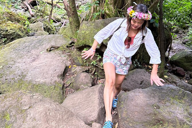 Hike to a Tropical Waterfall - pick up included - Mud, rivers, and the right clothing