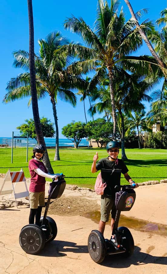 Honolulu: Diamond Head Segway Tour - War Memorial and Coconut Avenue homes