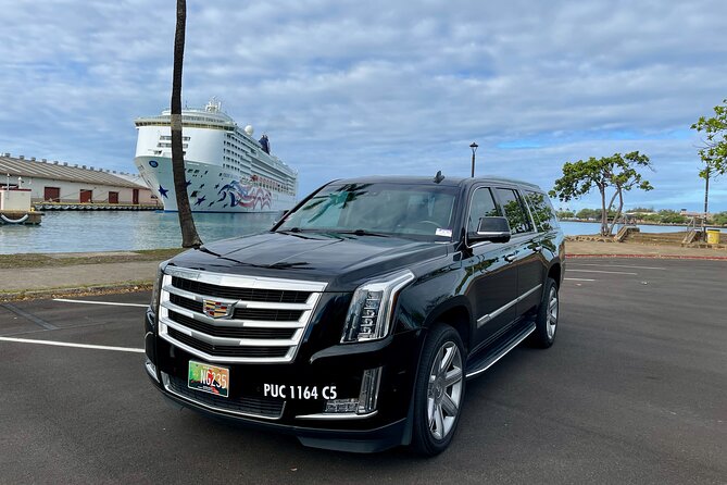 Honolulu Harbor Cruise Terminal Transfer by Luxury Vehicle - The pre-pickup text is more useful than it sounds