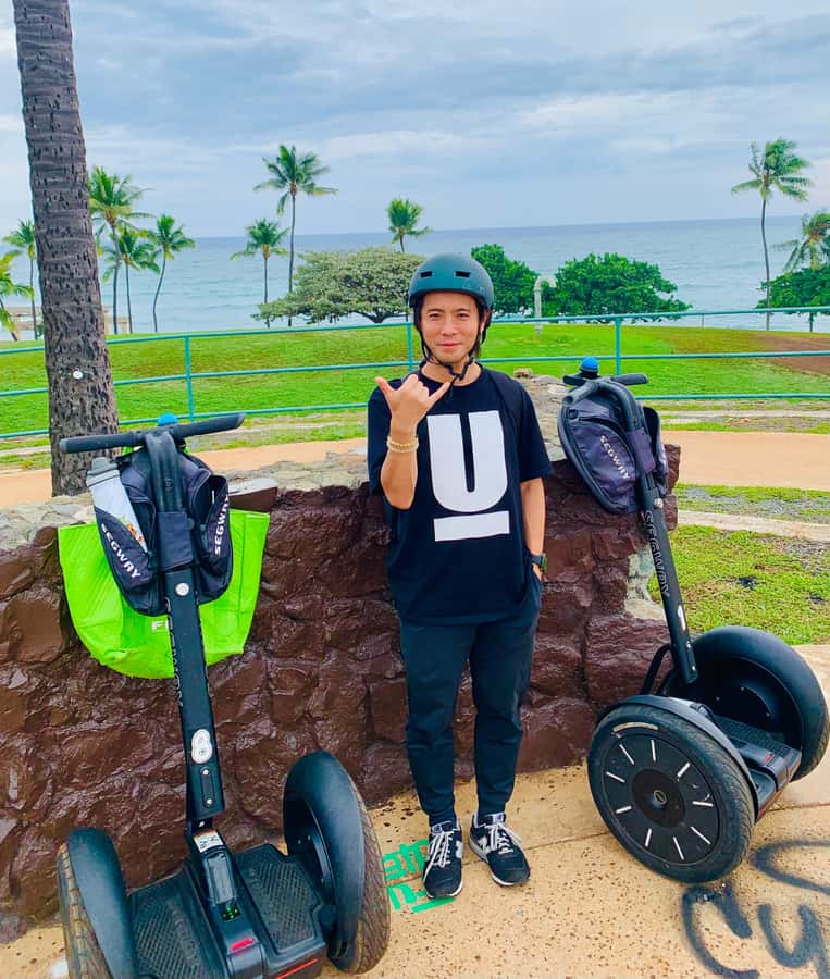Honolulu: Magic Island & Beach Segway Tour - Magic Island and the Diamond Head view
