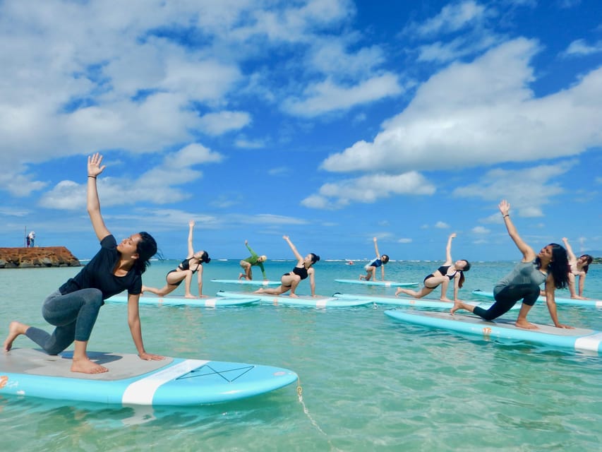 Honolulu: SUP (Standup Paddleboard) Yoga Class - What the $53 price covers