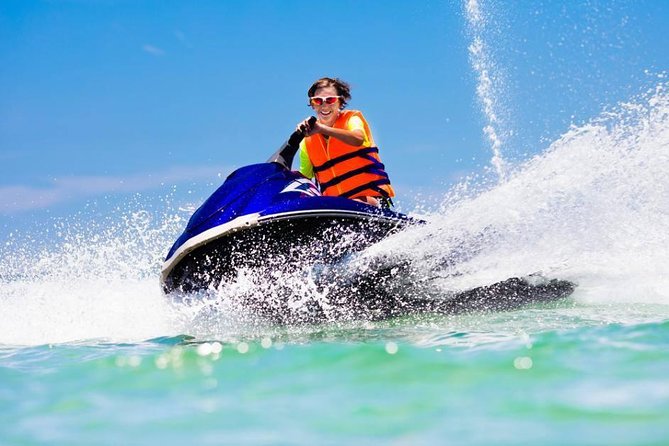Jet Ski Ride Maunalua Bay. Tandem-2 people ride-price per person - A marked loop instead of open-water exploring