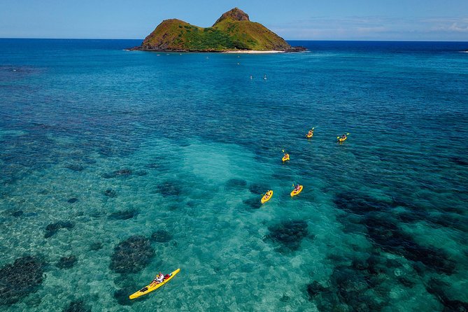 Kailua Bay, Oahu: Epic Kayak and Snorkel to Islands - Lunch with the Ko’olau Mountains in view