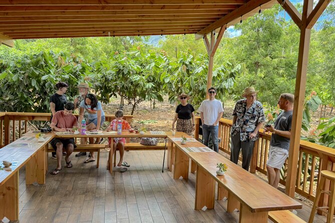 Kamananui Cacao Orchard Tour - Learning from Katie, Katy, Chari, Max, and Dan