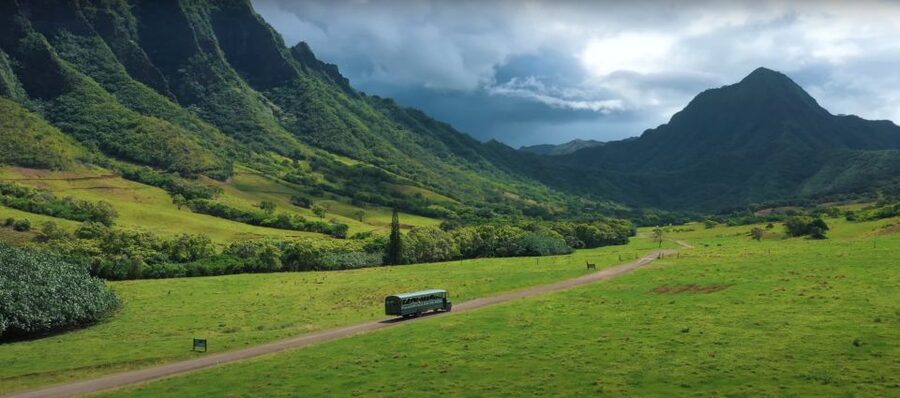 Kaneohe: Kualoa Ranch Hollywood Film Locations Tour by Bus - The WWII bunker adds a different kind of story