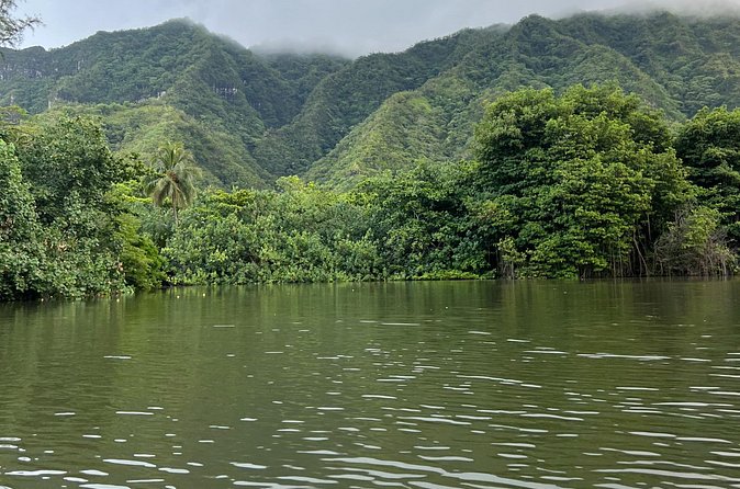 Kayaking Rainforest River on Oahu, Kahana River(Self-Guided Tour) - Paddling beside rainforest and mountains