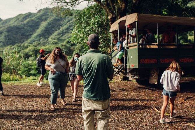 Kualoa Ranch: Jungle Expedition Tour - Riding from cattle country into the jungle