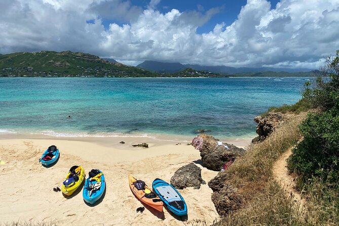 Lanikai to Mokulua islands Stand Up Paddle Board Tour - Crossing toward the Mokulua Islands