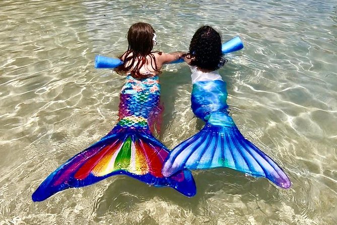 Mermaid Video shoot and Snorkel Adventure - Learning to swim in a mermaid tail