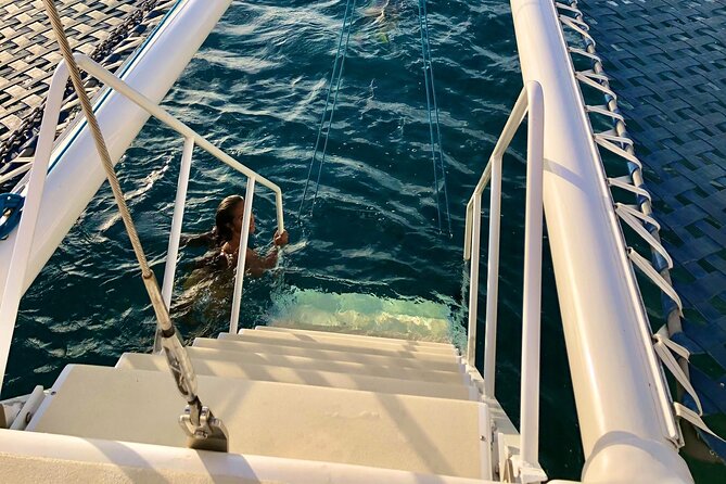 Moana’s Swim’n’Sail Cocktail Cruise Along the Waikiki Coast - Cocktails, music, and the onboard mood