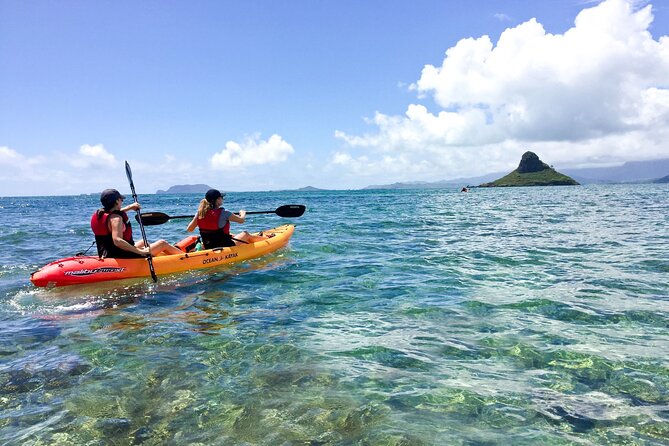 Mokolii Island Self Guided Kayak Tour - Getting from the road to the ocean