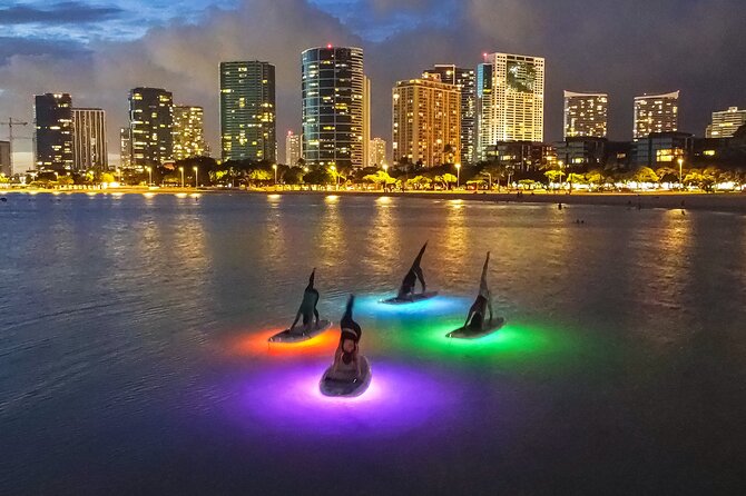 Night SUP Yoga and Fireworks at Magic Island - What the $85.53 price covers
