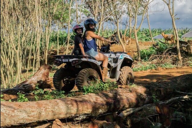 Oahu Beachfront ATV Adventure and Farm Tour - Planting a native shoreline species